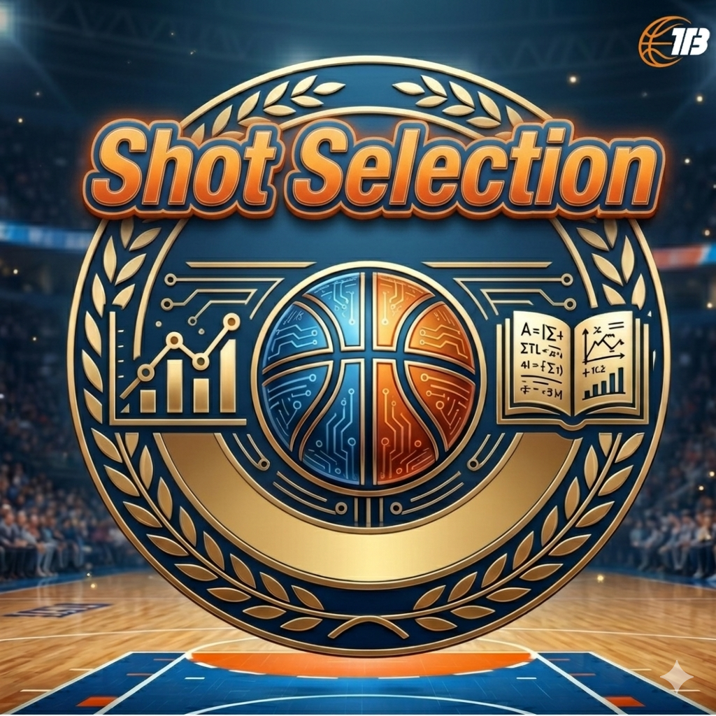 Basketball sitting on the hardwood court line